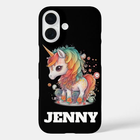 EENHOORN CUSTOM IPHONE HOESJE (Achterkant)