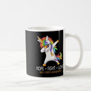 Eenhoorn Dabbing Hoop Vecht Liefde RSD CRPS Bewust Koffiemok