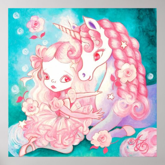 Eenhoorn Delight Poster (Voorkant)