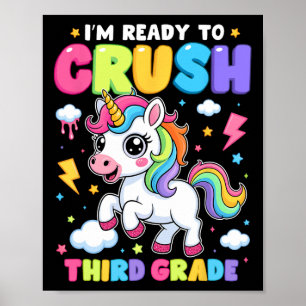 Eenhoorn Derde Klas Hier Kom Ik Terug Naar School Poster