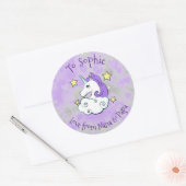 Eenhoorn Design Sticker Label (Envelop)