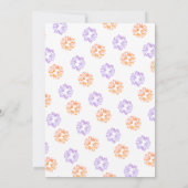 Eenhoorn dinosaurus gezamenlijke verjaardag kaart (Achterkant)