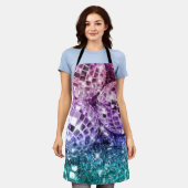 Eenhoorn Disco Ballen Glam #2 #retro #wall #art Schort (Gedragen)