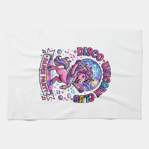 Eenhoorn Disco Eenhoorn Club Commercieel T-shirt G Theedoek