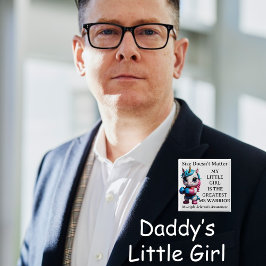 Eenhoorn, Dochter, Kind, MS Warrior Button