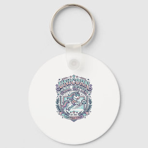 Eenhoorn Doel Getter Retro Stijl Grafische T-shirt Sleutelhanger