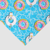 Eenhoorn & Donut Floaties Tissuepapier (Detail)