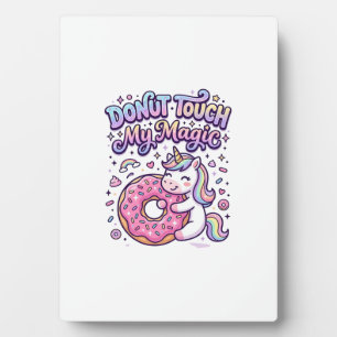 Eenhoorn Donut Raak Mijn Magische Cadeau Idee Stic Fotoplaat