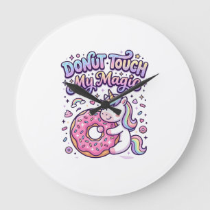Eenhoorn Donut Raak Mijn Magische Cadeau Idee Stic Grote Klok