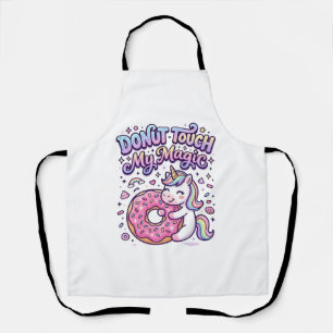 Eenhoorn Donut Raak Mijn Magische Cadeau Idee Stic Schort