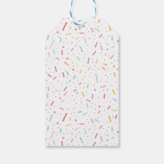 Eenhoorn Donut Valentijnsdag Label Cadeaulabel (Achterkant)