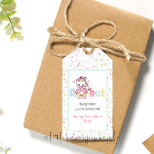 Eenhoorn Donut Valentijnsdag Label Cadeaulabel