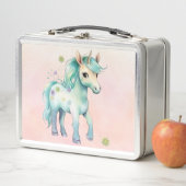 Eenhoorn Dreams: Terug-naar-school metalen lunchbo (In situ)