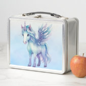 Eenhoorn Dreams: Terug-naar-school metalen lunchbo (In situ)