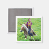 Eenhoorn Drink magneet (Voorkant / Achterkant)