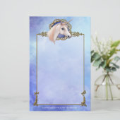 Eenhoorn Dromen Fantasy Stationery Briefpapier (Staand voorkant)