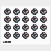Eenhoorn Dromen Ronde Sticker (Vel)