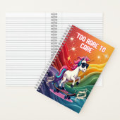 Eenhoorn Dromen Spiraal Notebook Notitieboek (Binnen)