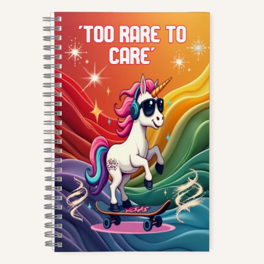 Eenhoorn Dromen Spiraal Notebook Notitieboek (Voorkant)
