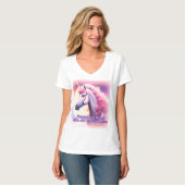 Eenhoorn dromen t-shirt (Voorkant volledig)