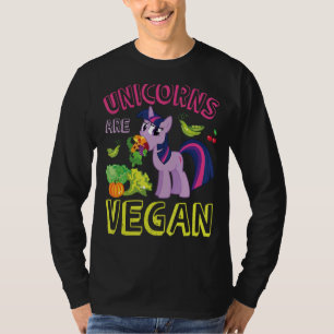 Eenhoorn Eet Fruit Gelukkige Vegetarische Dag Eenh T-shirt