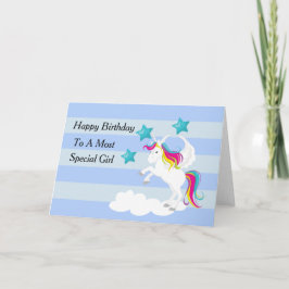  Eenhoorn en Blauwe Sterren Kaart