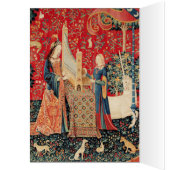 EENHOORN EN DAME SPELEN ORGEL, DIEREN Kerstmis (Binnen (Links))