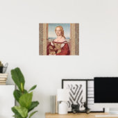 Eenhoorn en de dame poster (Thuiskantoor)