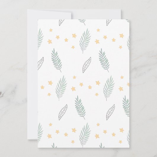 Eenhoorn en Dinosaurus Uitnodigingen Broer/Zus Gez (Achterkant)