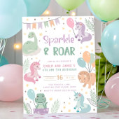 Eenhoorn en Dinosaurus Uitnodigingen Samen Uitgege