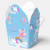 Eenhoorn en Fairy Magic verjaardagsfeestje Bedankdoosjes (Geopend)