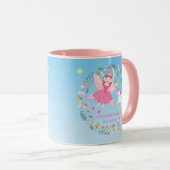 Eenhoorn en Fairy Magic verjaardagsfeestje Mok (Voorkant rechts)