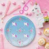 Eenhoorn en Fairy Magic verjaardagsfeestje Papieren Bordje (Feest)