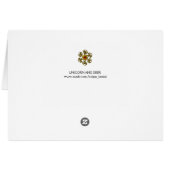 EENHOORN EN HERTEN, BLOEMEN, BOSDIEREN Bloemen (Achterkant Horizontaal)