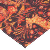 EENHOORN EN HERTEN, BLOEMEN, BOSDIEREN Rode Bloeme Tafelkleed (Gekanteld)