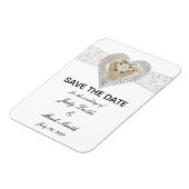 Eenhoorn en Kant Bewaar de Datum Magneet (Linkerzijde)