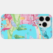 Eenhoorn en kasteel Case-Mate iPhone case (Achterkant (horizontaal))