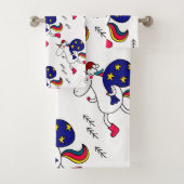 Eenhoorn en Kerstmis. Bad Handdoek (Insitu)