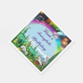 Eenhoorn en Pegasus verjaardagsfeestje Servet (Hoek)