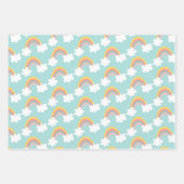 Eenhoorn en Prinses Patroon Inpakpapier Vel (Voorkant 3)