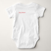 Eenhoorn en Regenboog Bodysuit voor Baby Meisje (Achterkant)