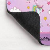 Eenhoorn en Regenboog  Muismat (Hoek)