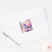 eenhoorn en regenboog Stickers (Envelop)