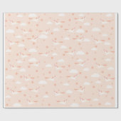 Eenhoorn en Sterren Verjaardag Wrapping Papier (Vlak)