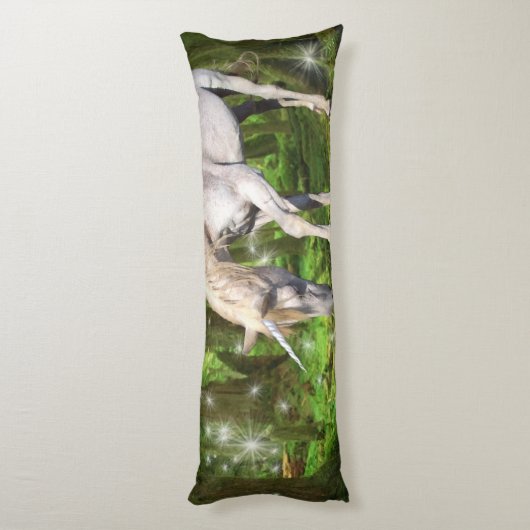 eenhoorn en vlinders lichaamskussen (Achterkant (Verticaal))