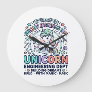 Eenhoorn Engineering Dept Vetgedrukte typografie T Grote Klok