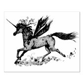 Eenhoorn Fairy Pegasus Pegacorn Plant Bloempaard Rubberstempel (Afrduk)