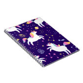 Eenhoorn Fan Club-patroon Notitieboek (Rechterzijde)