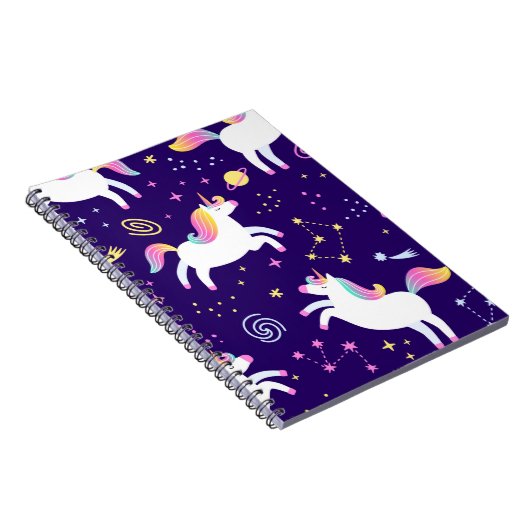 Eenhoorn Fan Club-patroon  Notitieboek (Rechterzijde)