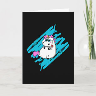 Eenhoorn Fantasy Cute Dieren Grappig Regenboog Cad Kaart